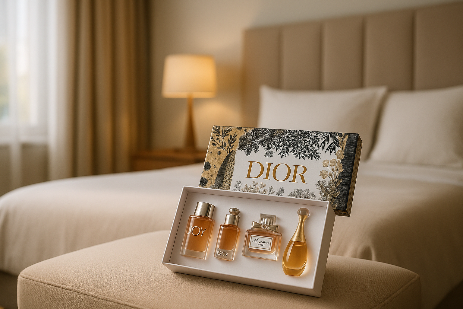 Image of Dior Luxury Mini Perfume Gift Set – Joy, Miss Dior, J’adore & Iconic Dior Scents