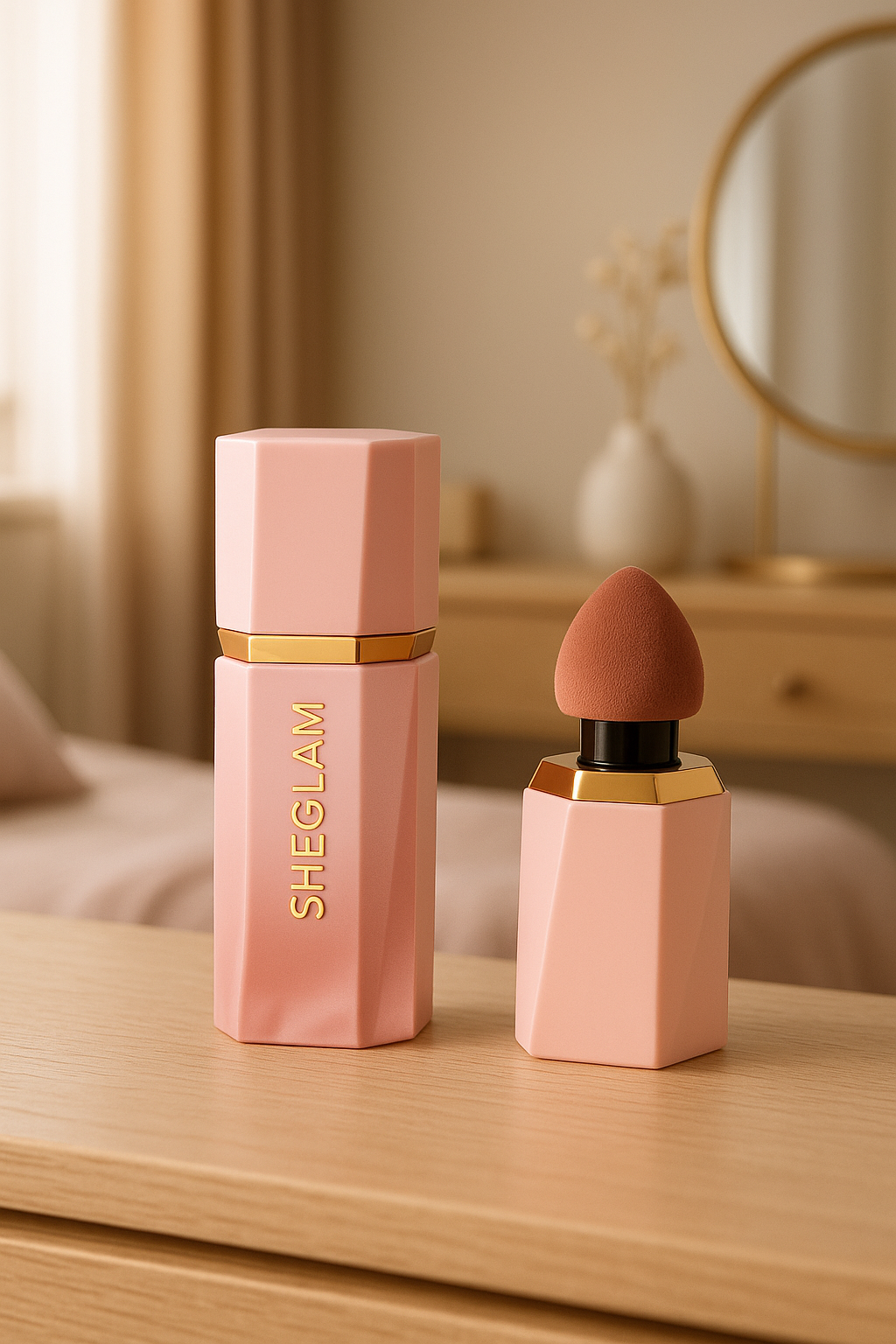 Image of She glam Color Bloom Liquid Blush – Buildable Soft-Matte Cheek Tint