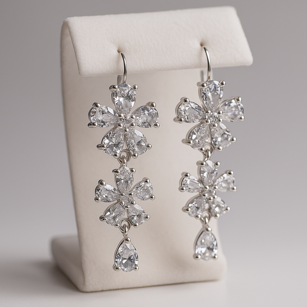 Image of Aurora Bloom Dangle Earrings