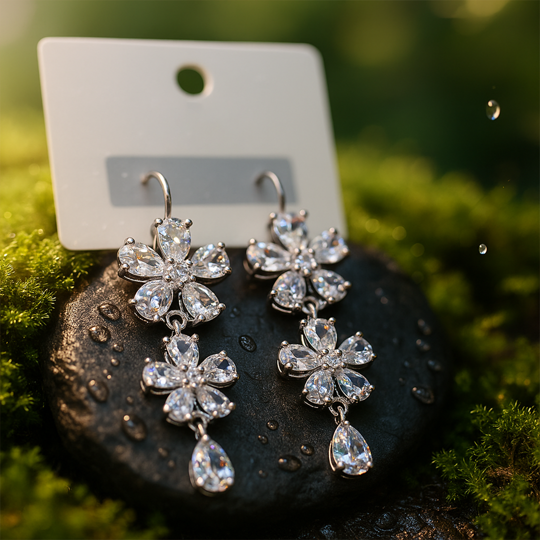 Image of Aurora Bloom Dangle Earrings