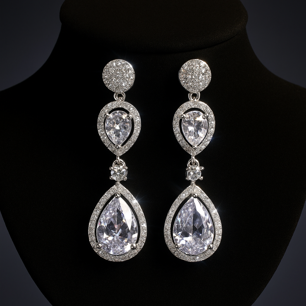 Image of Aurora Teardrop Earrings