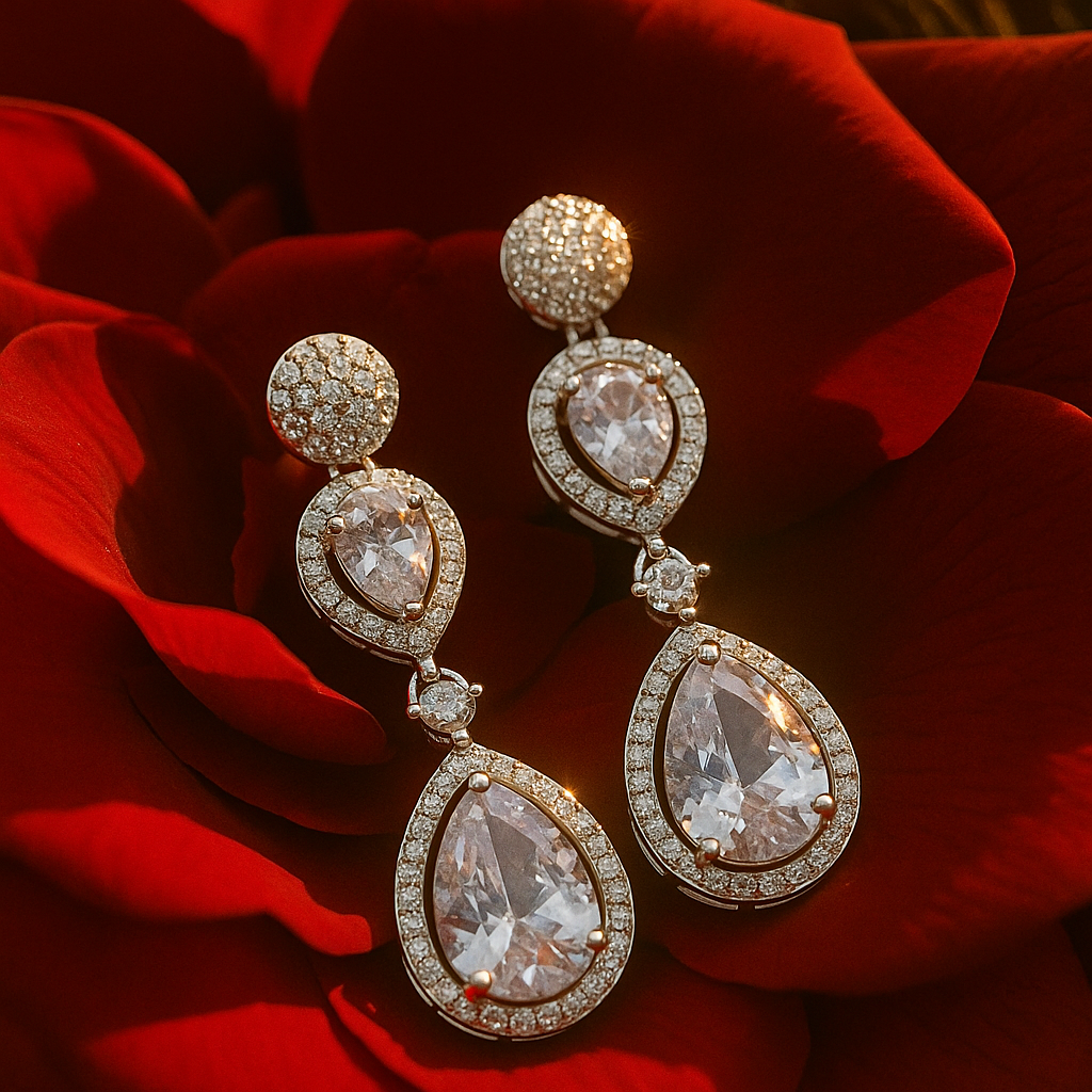 Image of Aurora Teardrop Earrings