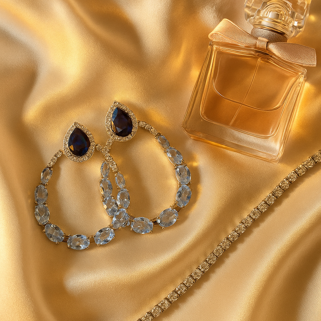 Image of Azure Oasis Earrings