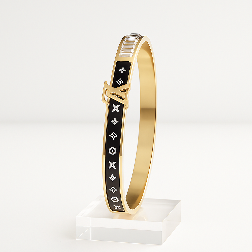 Image of LV Midnight Emblem Luxe Bangle