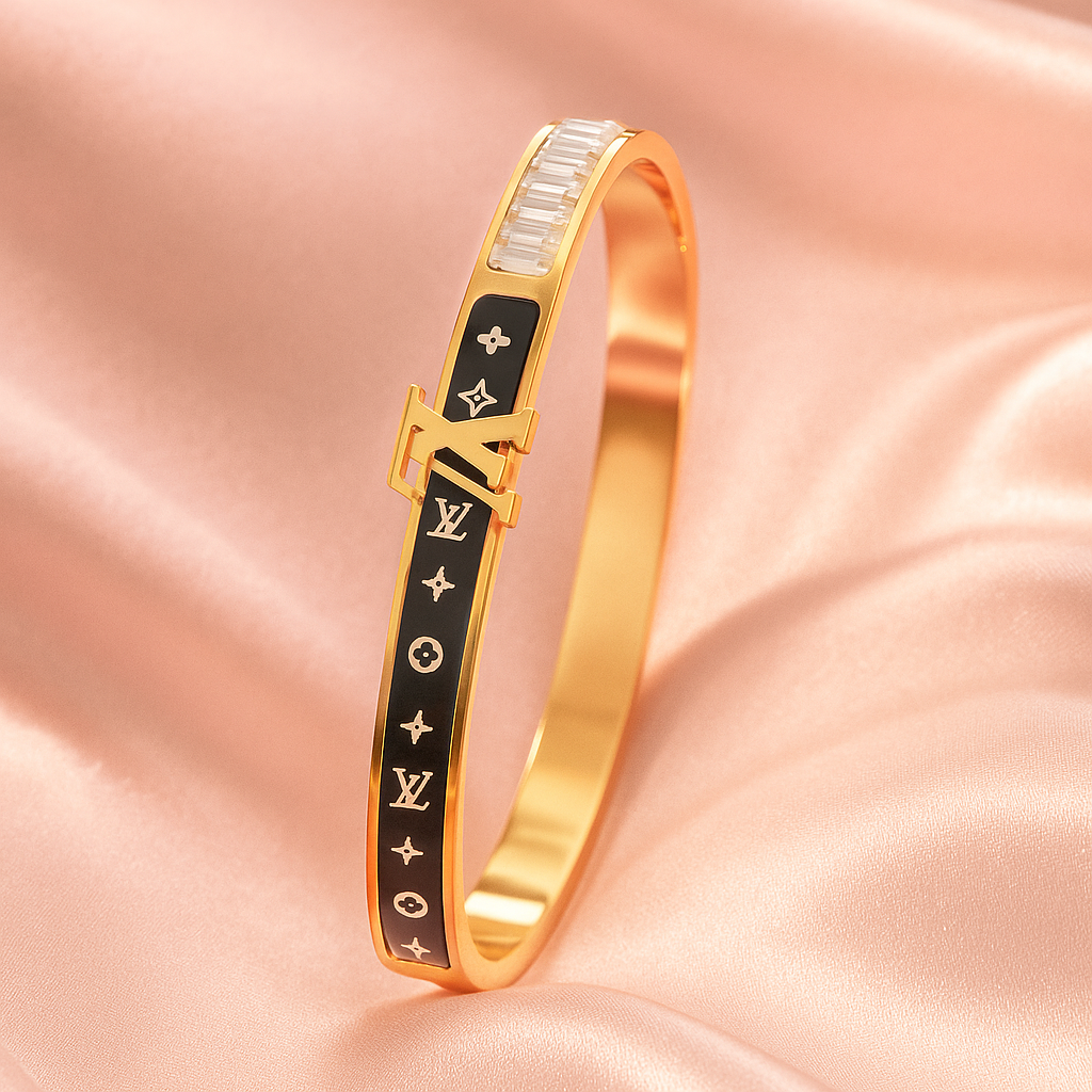 Image of LV Midnight Emblem Luxe Bangle