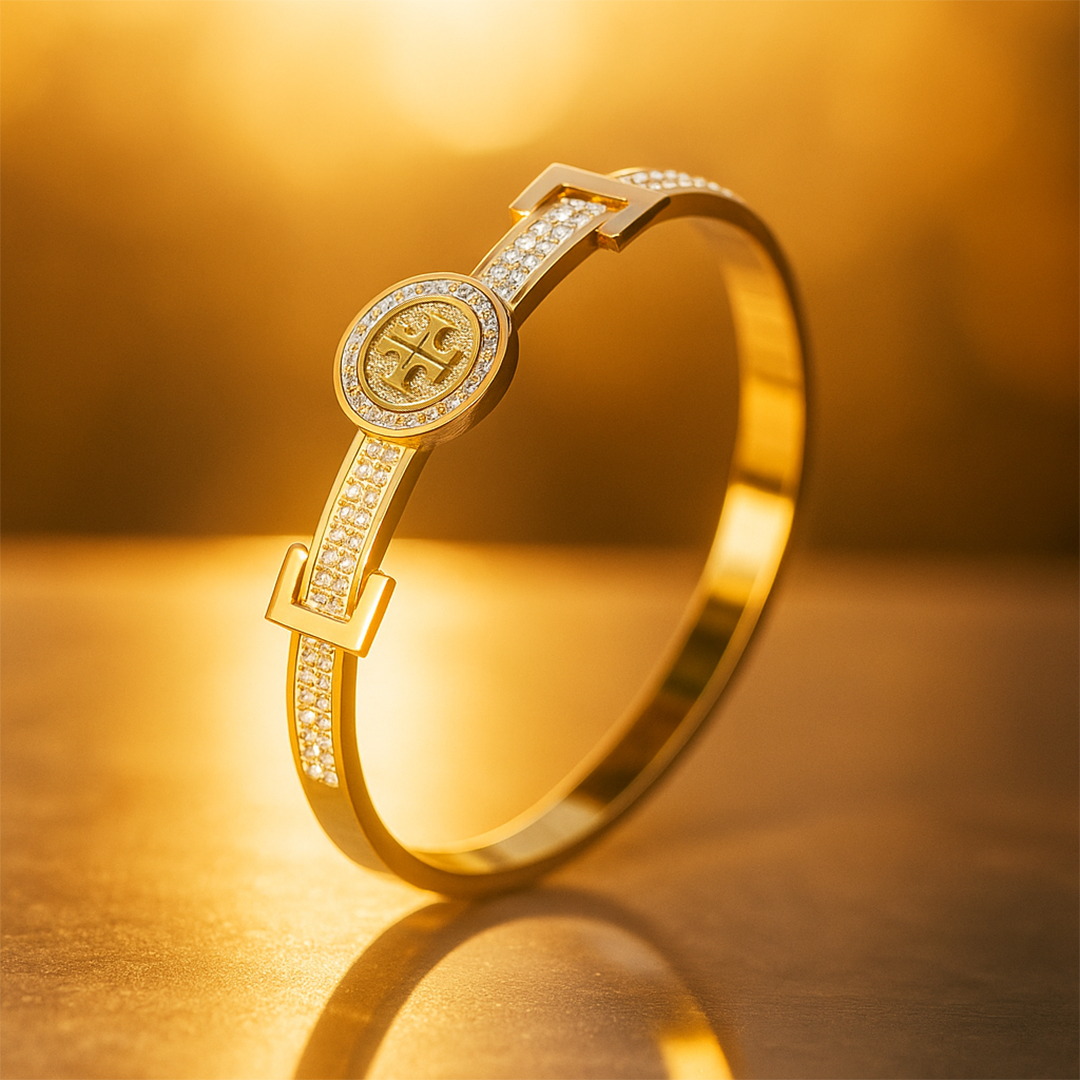 Image of Elegance Emblem Bangle