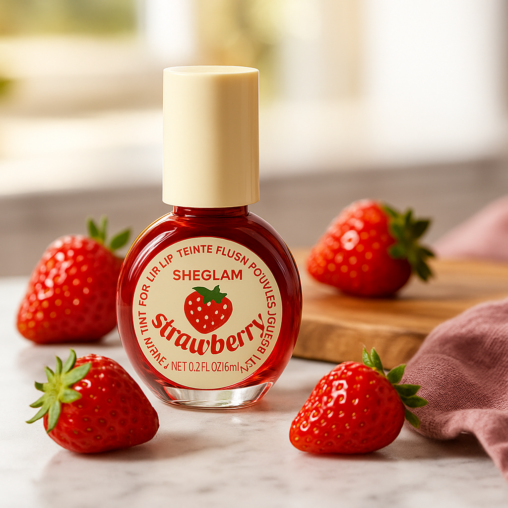 Image of She glam Lip & Cheek Tint – Strawberry (2-in-1 Flush Tint)