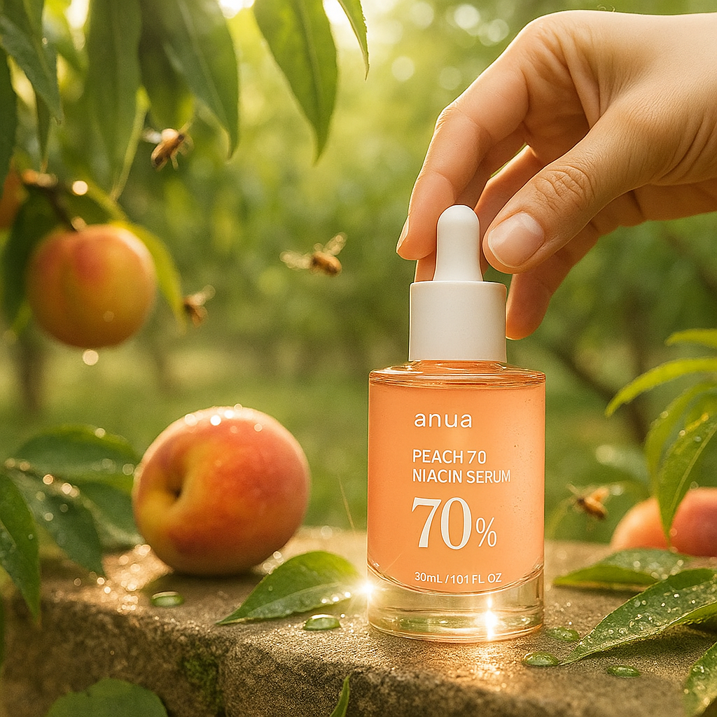 Image of Anua Peach 70 Niacin Serum – 30ml (Korean Brightening & Hydrating Serum)