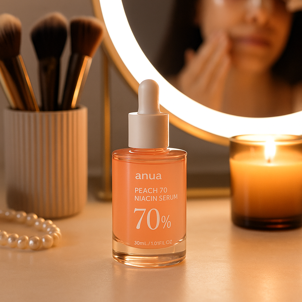 Image of Anua Peach 70 Niacin Serum – 30ml (Korean Brightening & Hydrating Serum)