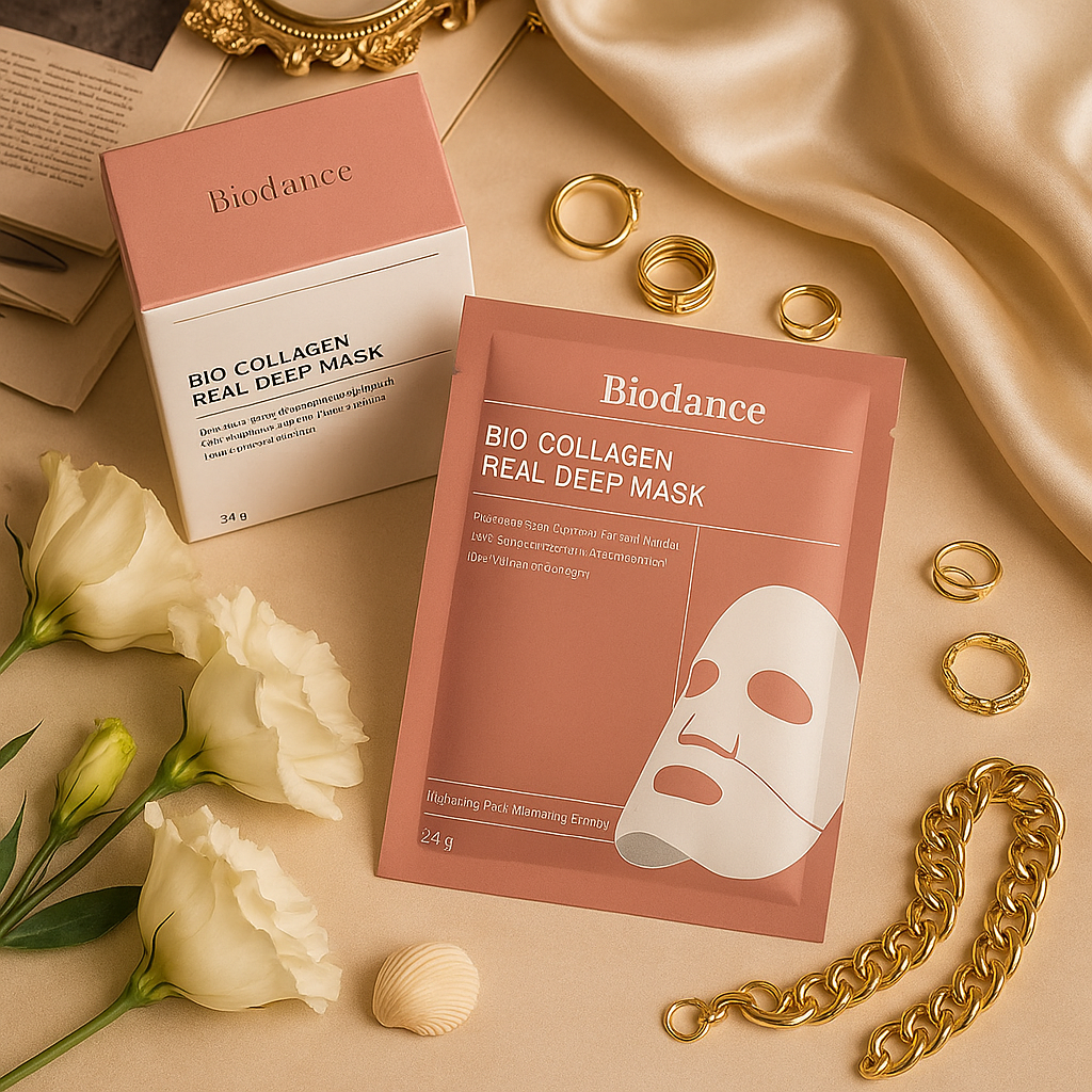Image of Bio dance Bio-Collagen Real Deep Mask – Hydrating & Firming Korean Sheet Mask (34g)