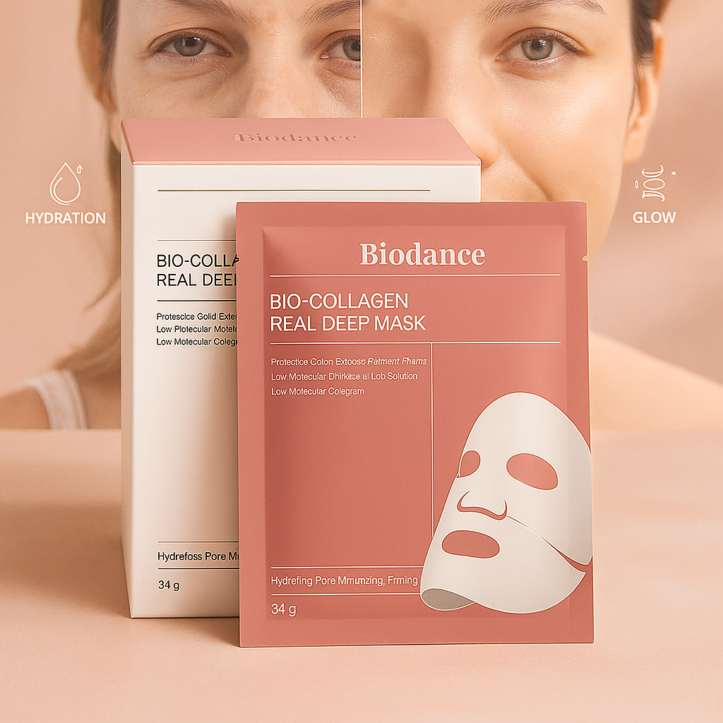 Image of Bio dance Bio-Collagen Real Deep Mask – Hydrating & Firming Korean Sheet Mask (34g)