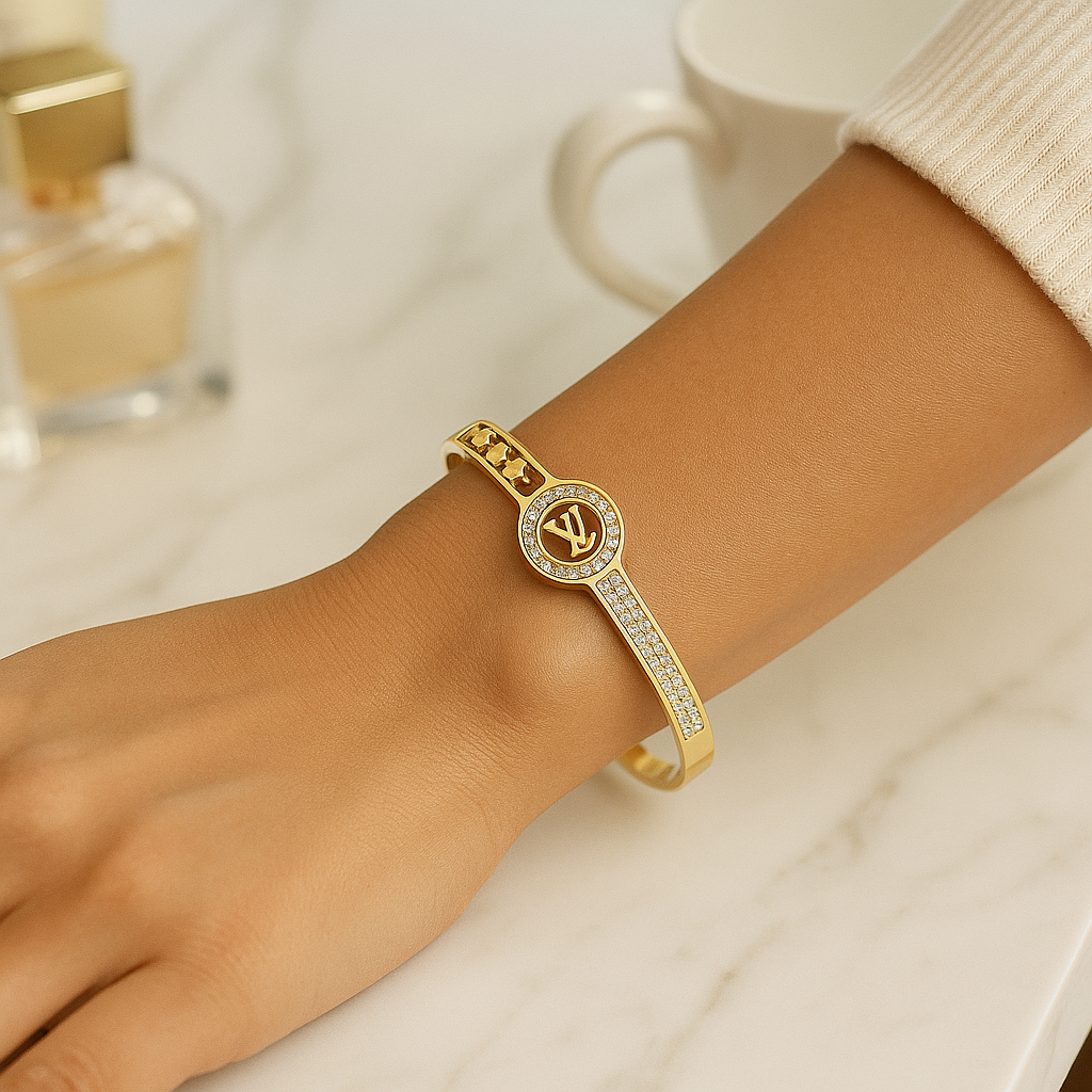 Image of Aurora Glow Stainless Steel Bangle