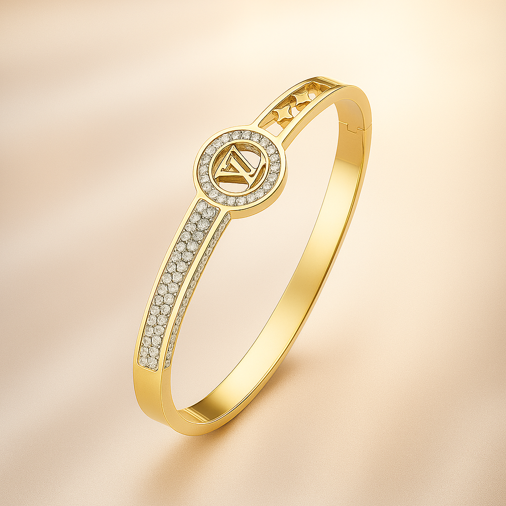 Image of Aurora Glow Stainless Steel Bangle