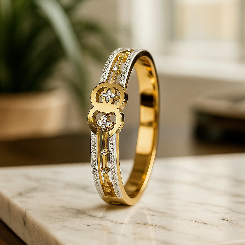 Image of Eterna Luxe Diamond Bangle