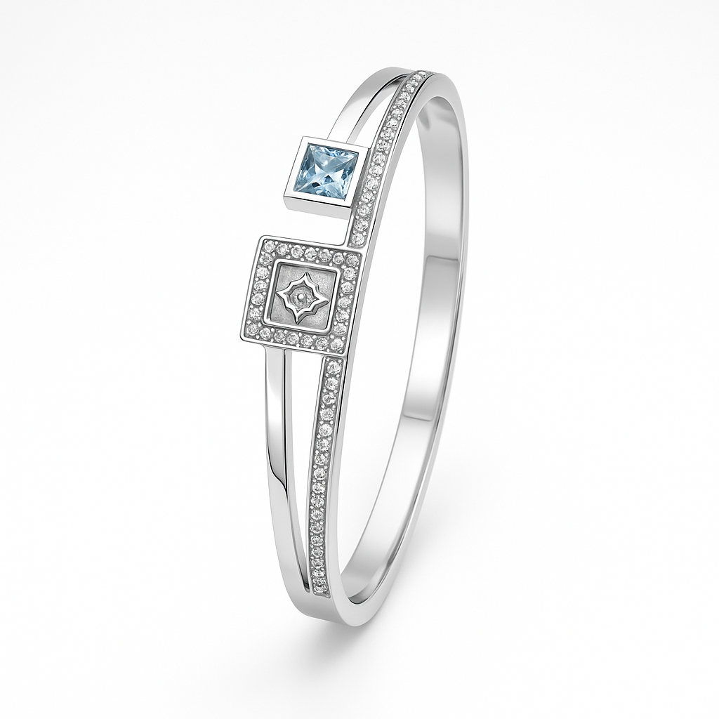 Image of Celeste Dual Embrace Bangle