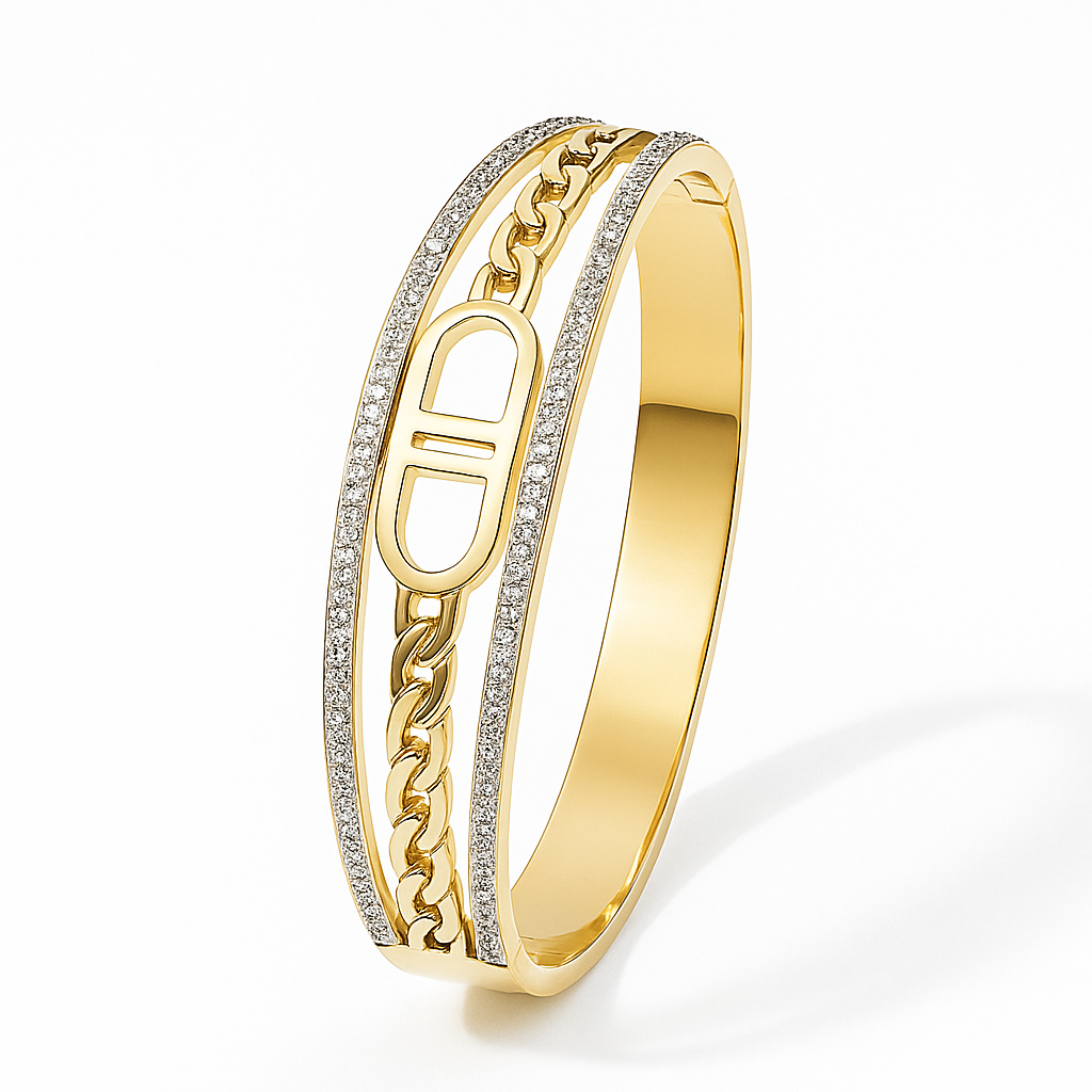 Image of Aurum Link Luxe Bangle