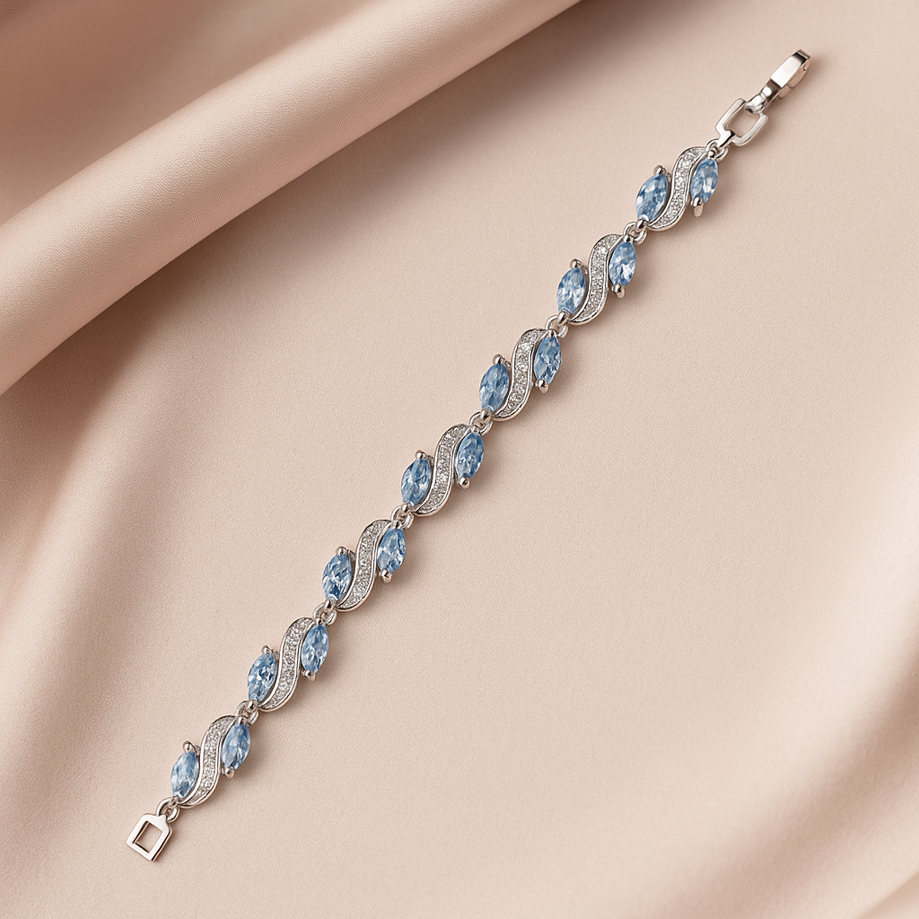 Image of Blue Celeste Sparkle Bracelet