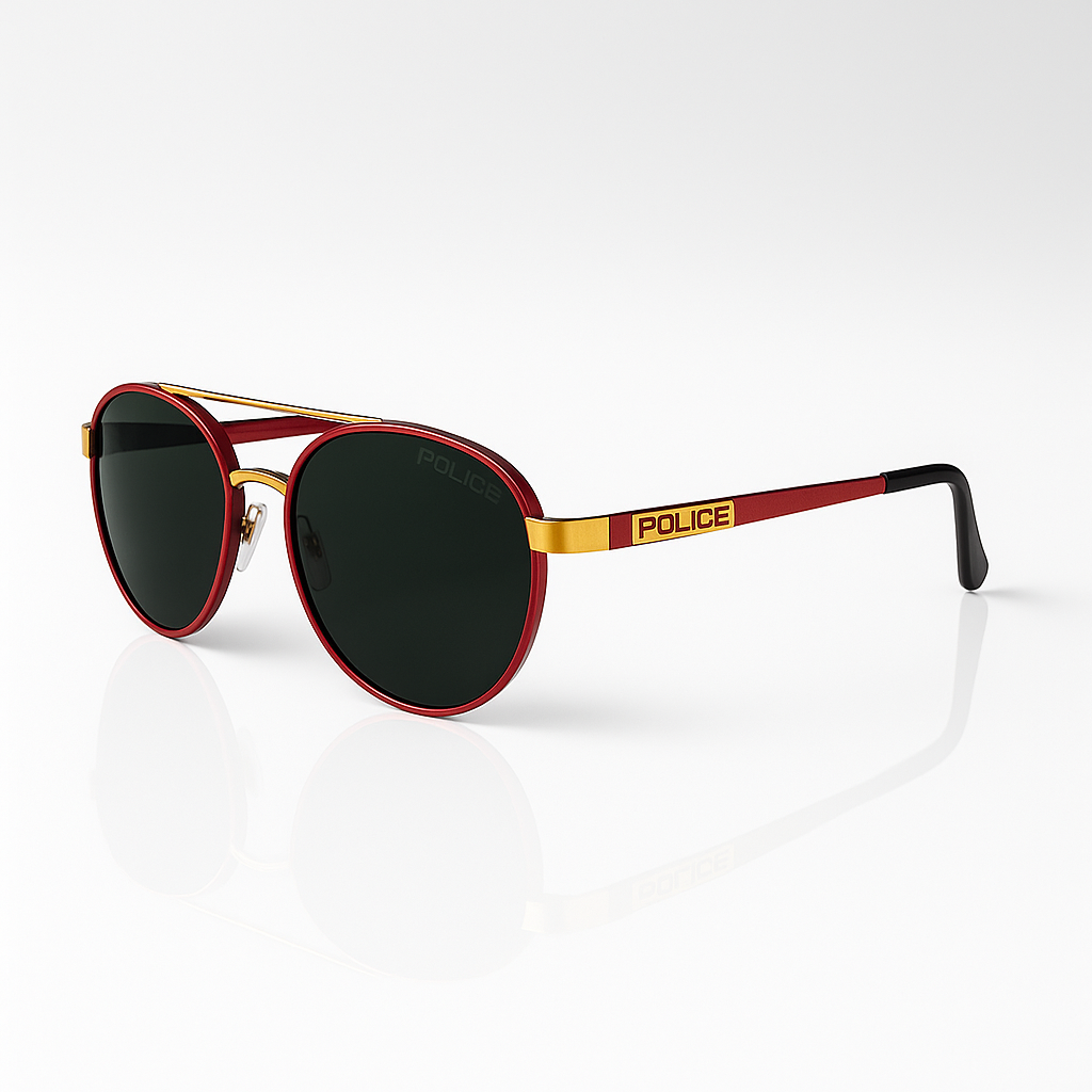 Image of Police-Inspired Premium Aviator Sunglasses