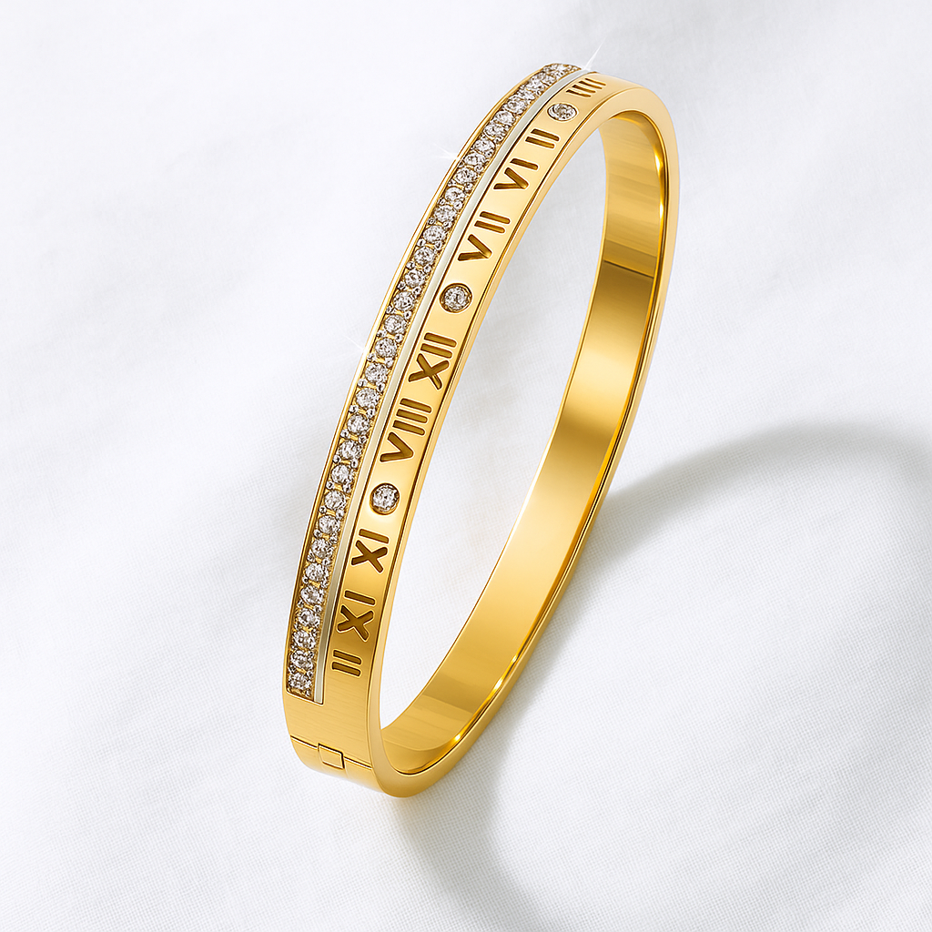 Image of Timeless Elegance Roman Numeral Bracelet