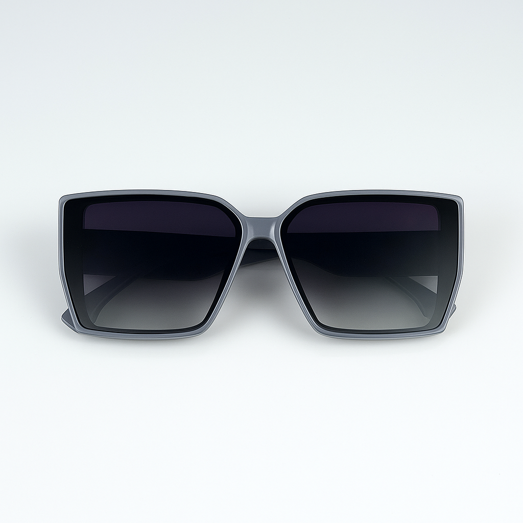 Image of Dior-Inspired Luxury Oversized Square Sunglasses with Signature Packaging