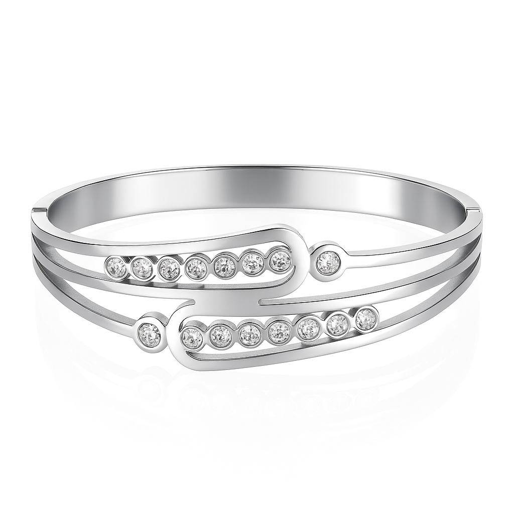 Image of Aurora Luxe Diamond Bangle