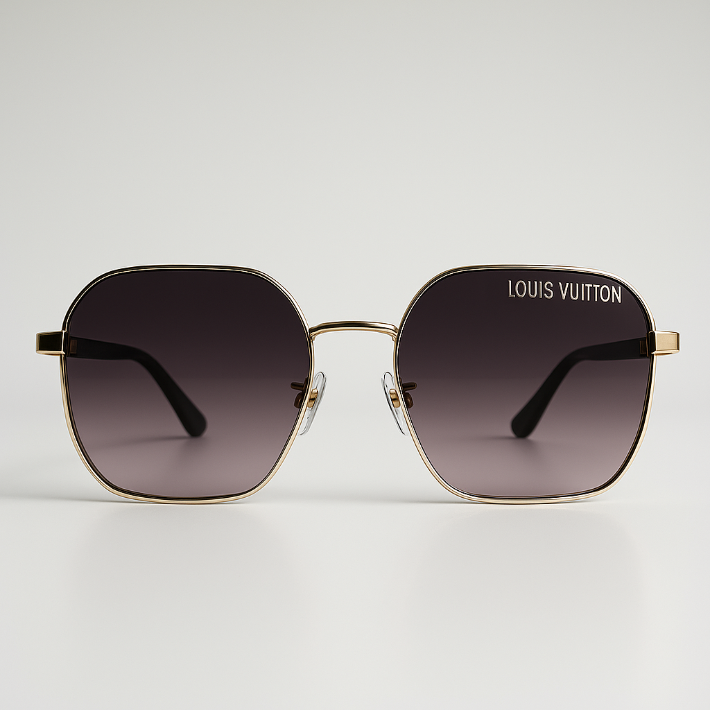 Image of LV Inspired Aurelio Luxe Sunglasses