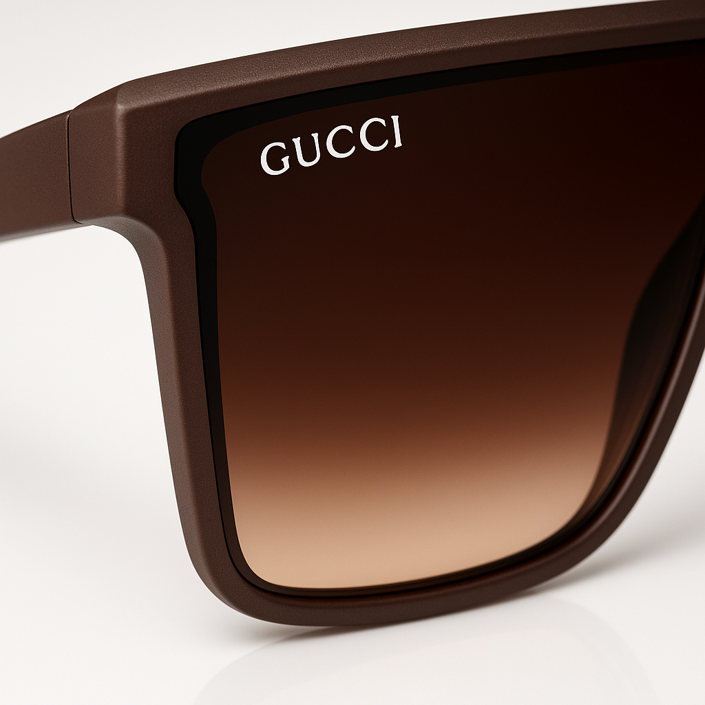 Image of Gucci-Inspired Oversized Shield Designer Sunglasses