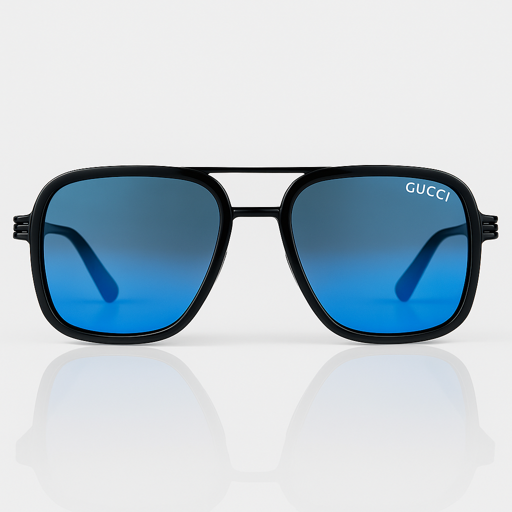 Image of GUCCI Horizon Blue Gradient Aviators
