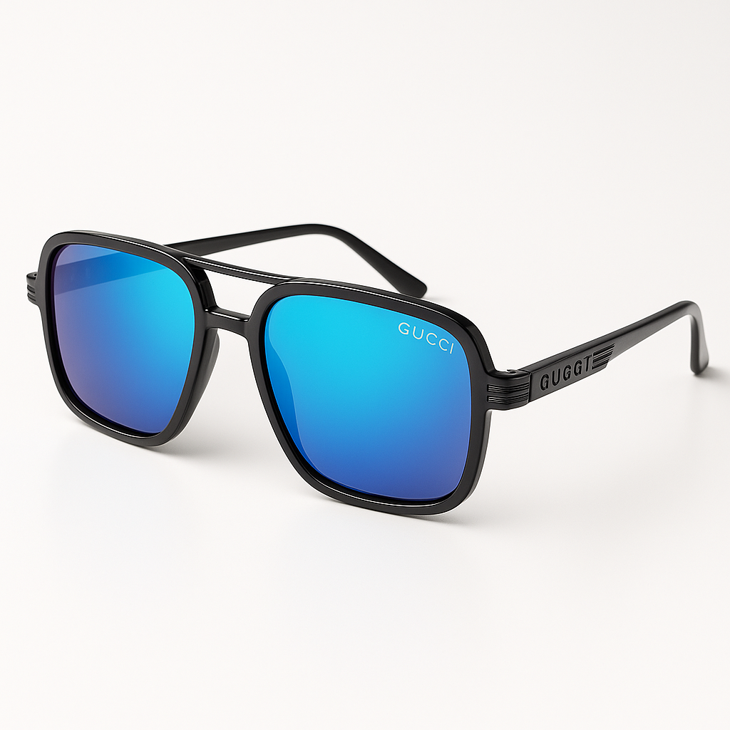 Image of GUCCI Horizon Blue Gradient Aviators