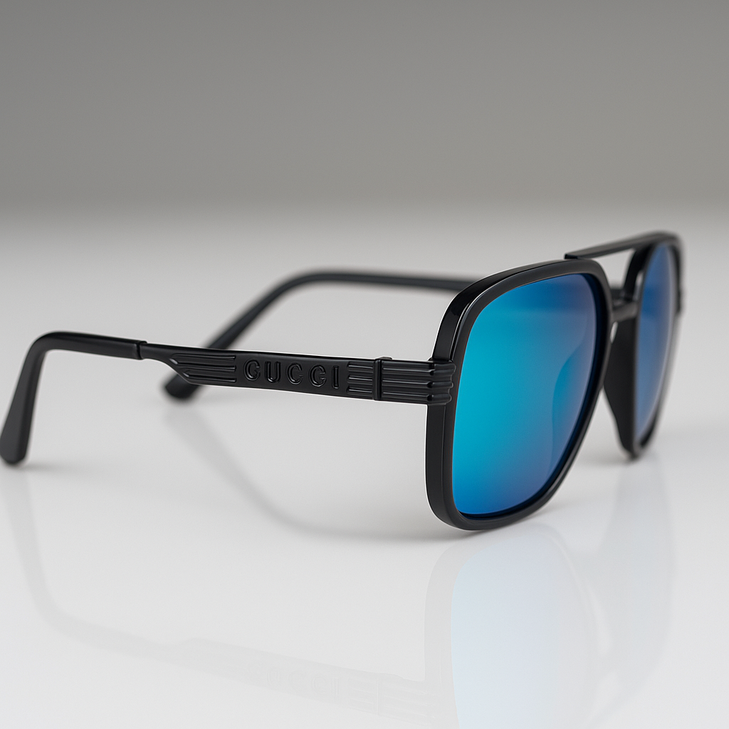 Image of GUCCI Horizon Blue Gradient Aviators