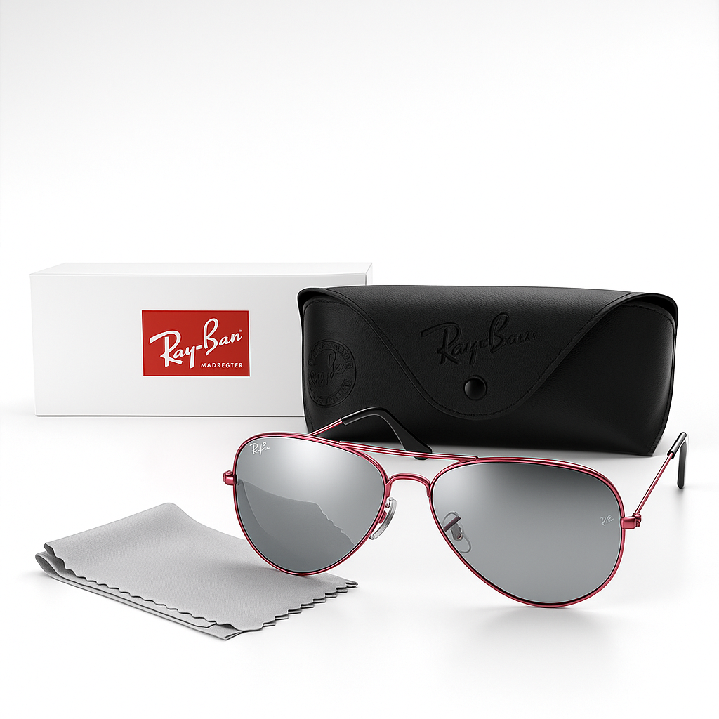 Image of Ray-Ban-Inspired Premium Aviator Sunglasses