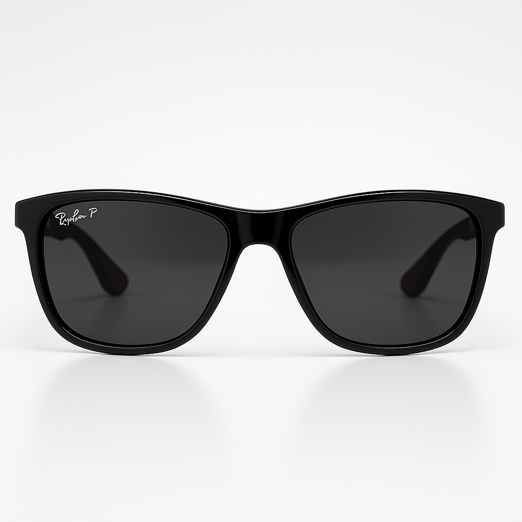 Image of Ray-Ban-Inspired Polarized Sport Wrap Sunglasses