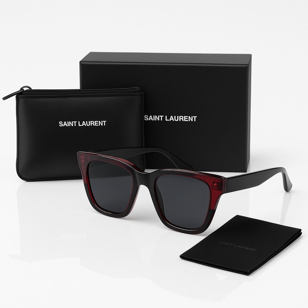 Image of Crimson Noir Shield Sunglasses