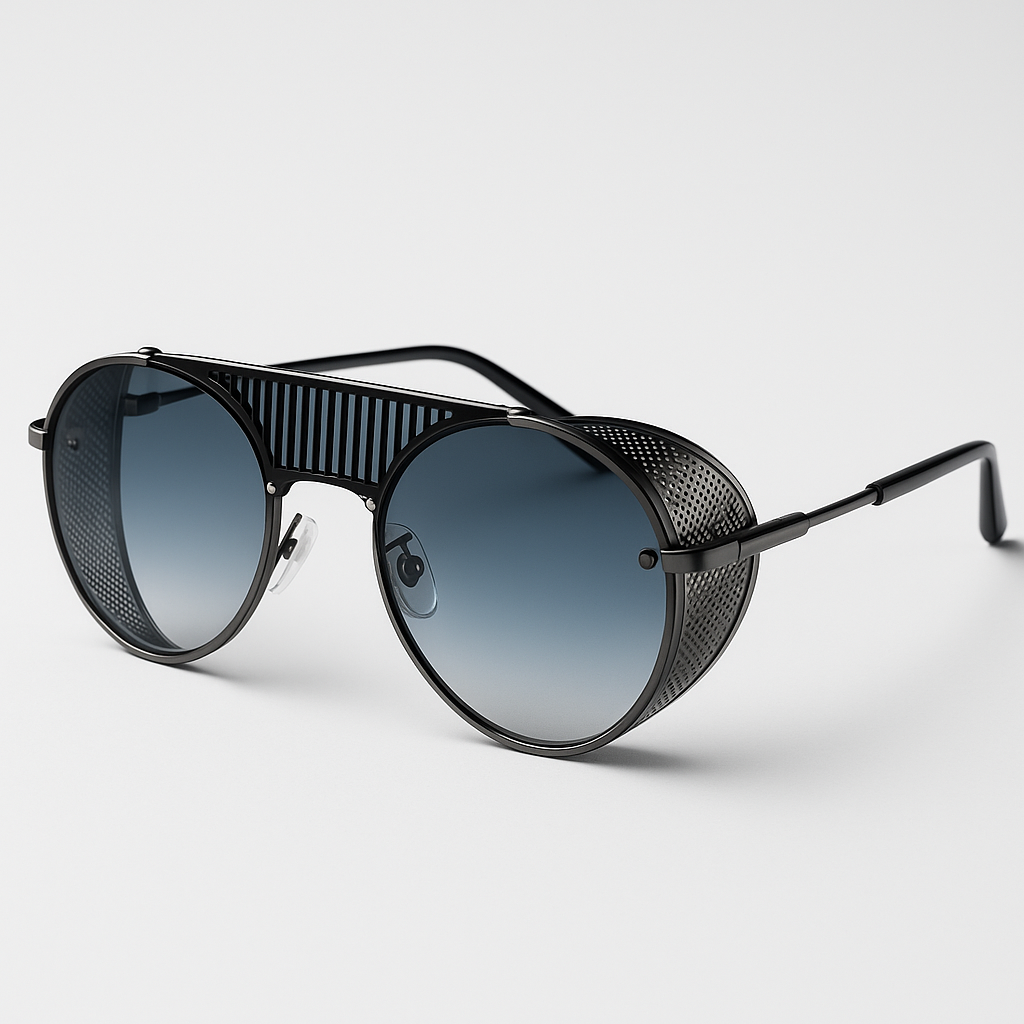 Image of Gentle Monster-Inspired Premium Shield Aviator Sunglasses