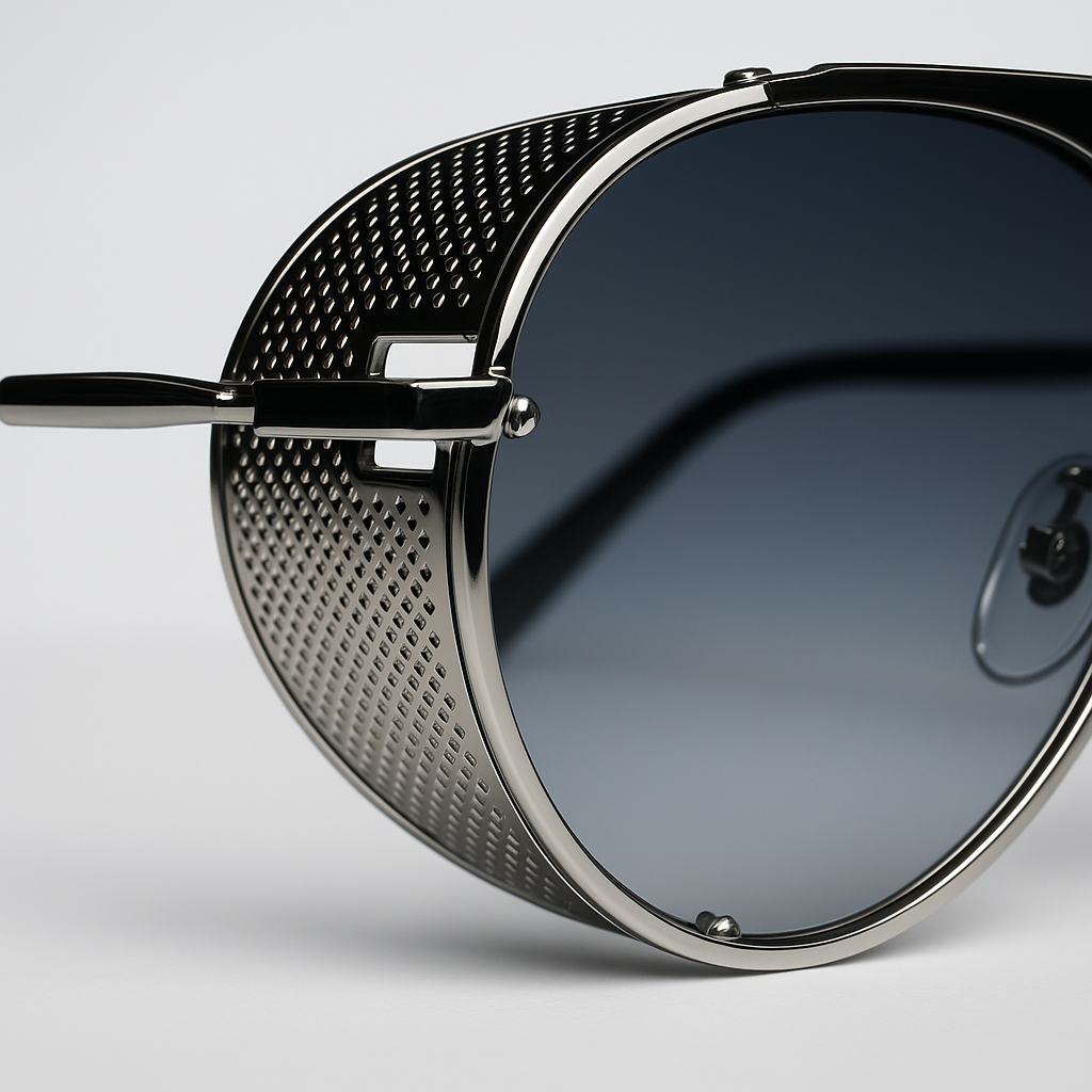 Image of Gentle Monster-Inspired Premium Shield Aviator Sunglasses
