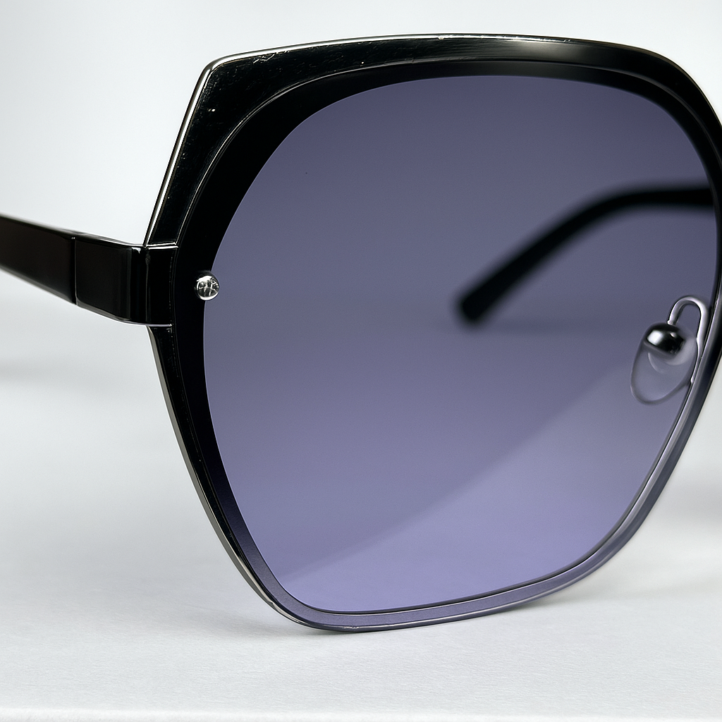 Image of Luxury-Inspired Modern Hexa-Frame Gradient Sunglasses