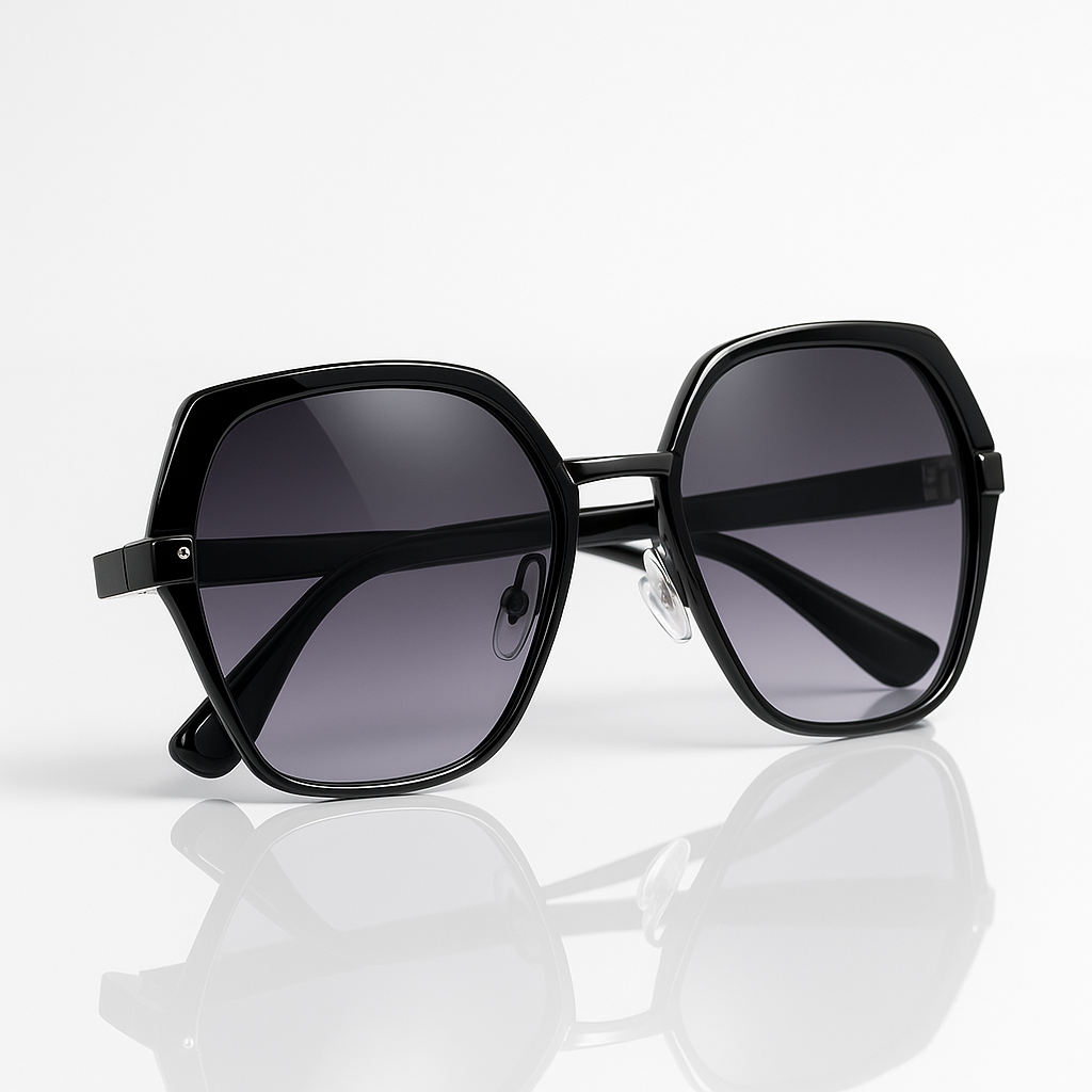 Image of Luxury-Inspired Modern Hexa-Frame Gradient Sunglasses