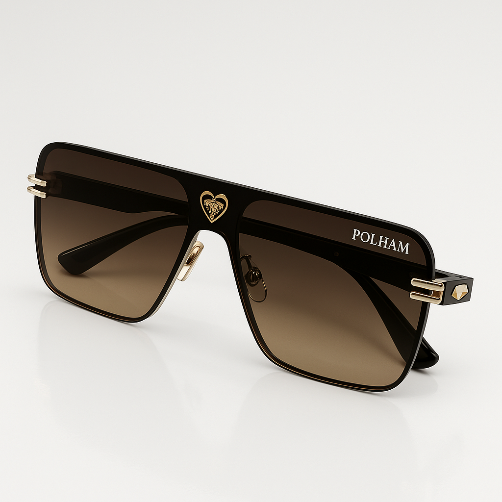 Image of POLHAM-Inspired Premium Flat-Top Designer Sunglasses