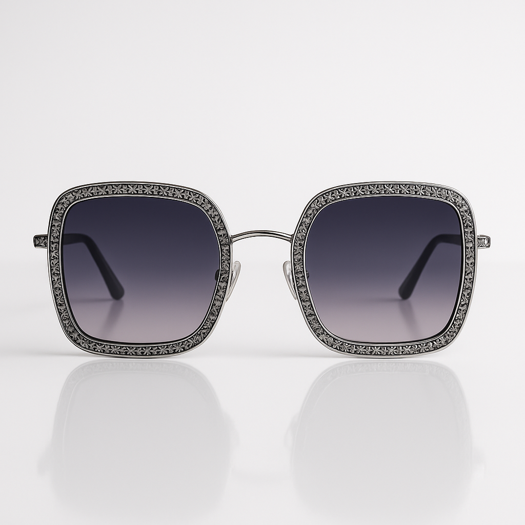 Image of Lavender Luxe Oversized Sunglasses
