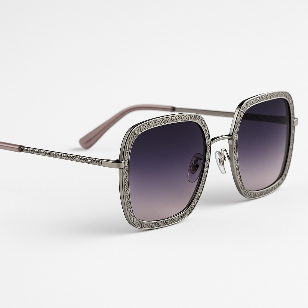 Image of Lavender Luxe Oversized Sunglasses