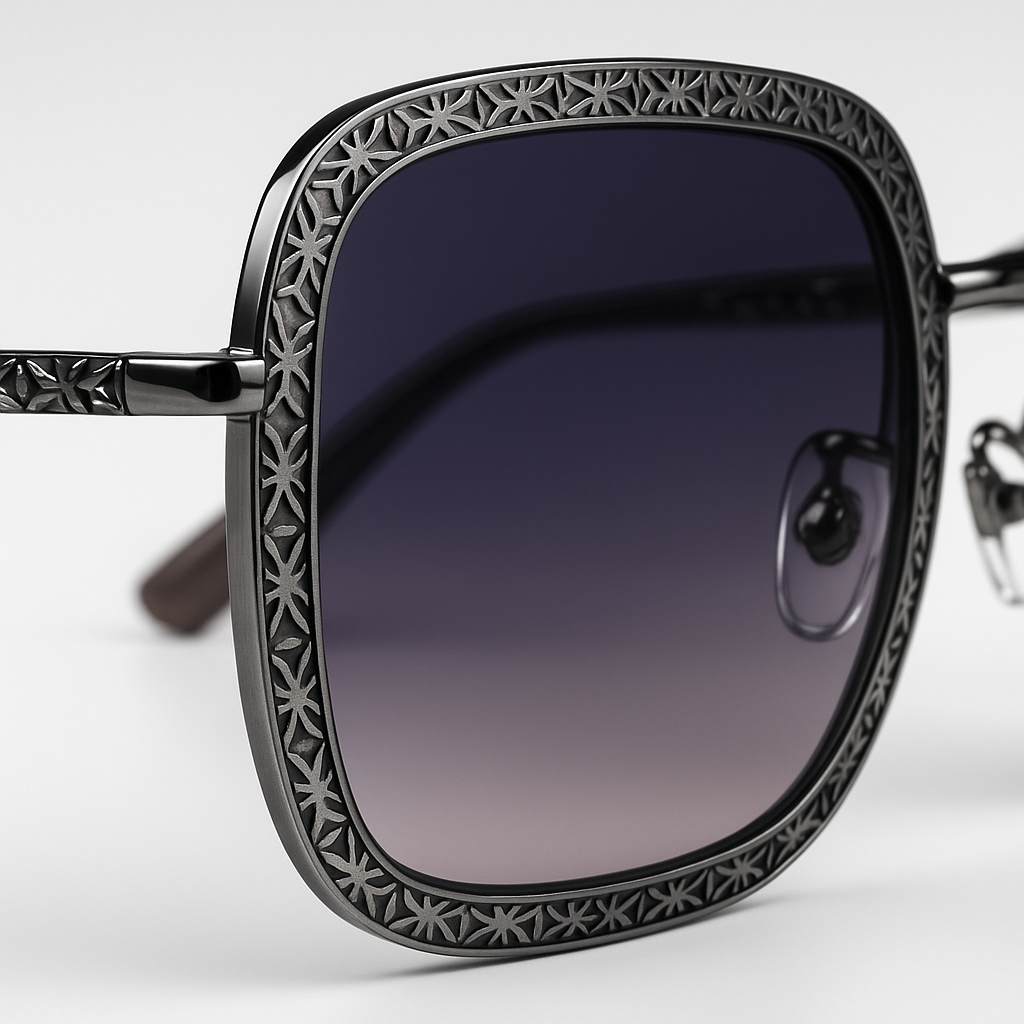 Image of Lavender Luxe Oversized Sunglasses