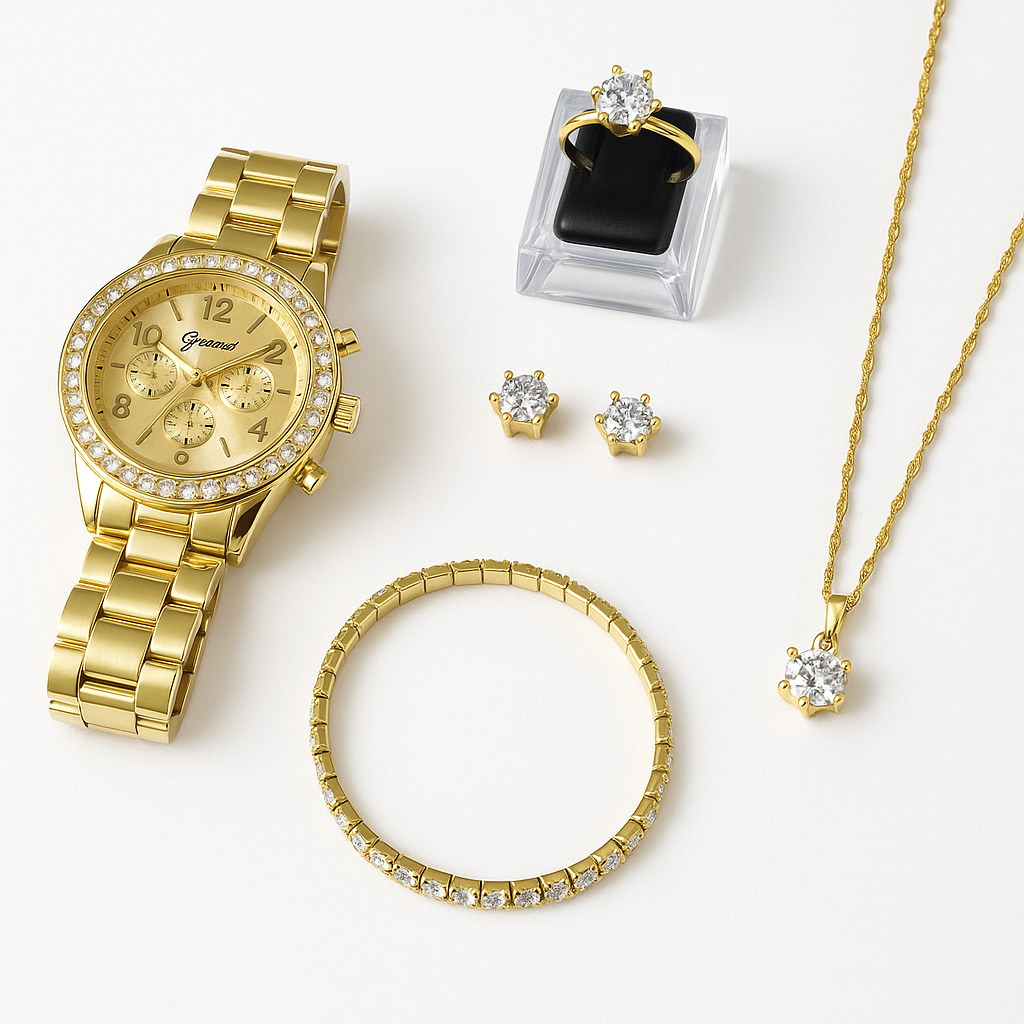 Image of Prestige Luxe Jewelry & Watch Set