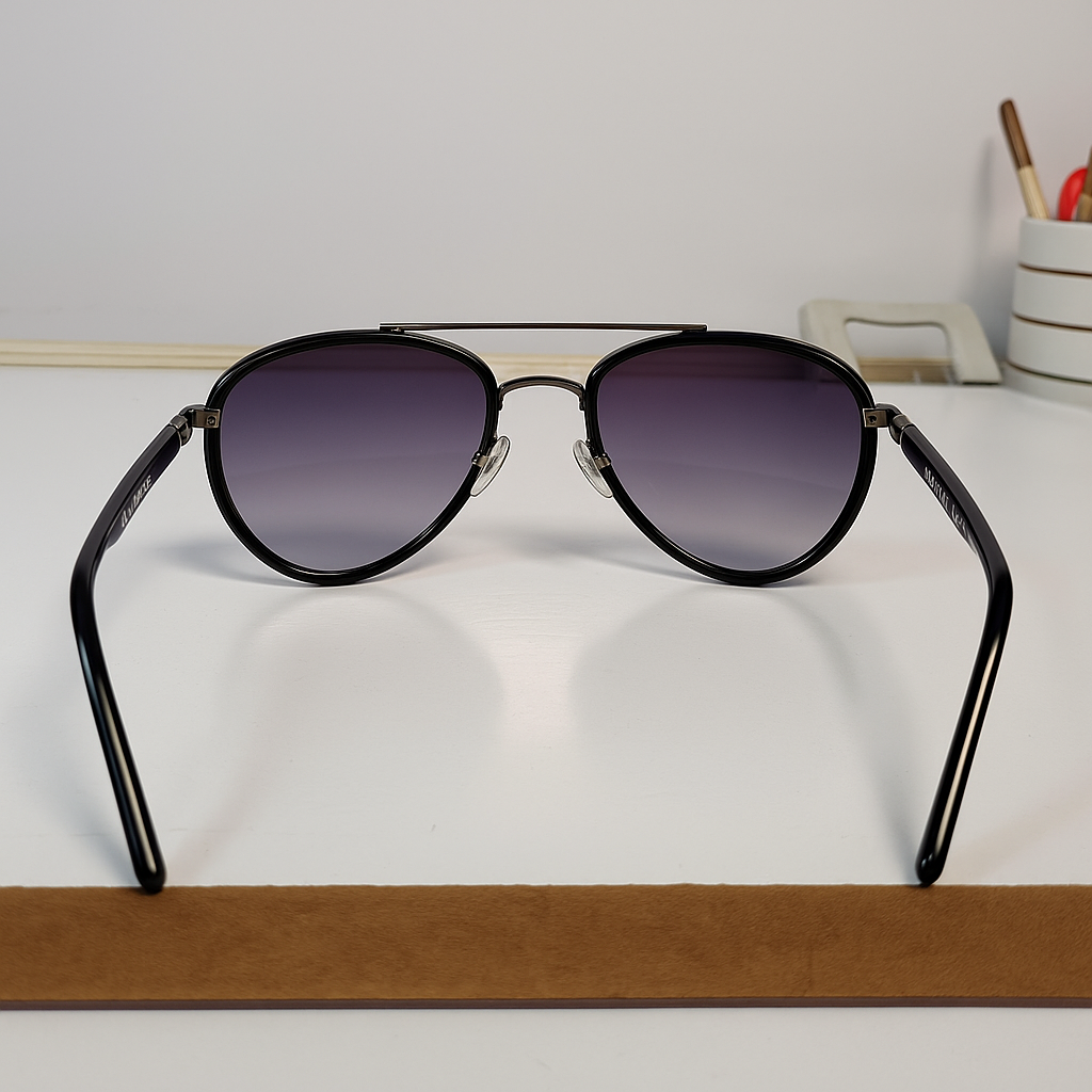 Image of Premium-Inspired Lacoste Designer Aviator Sunglasses