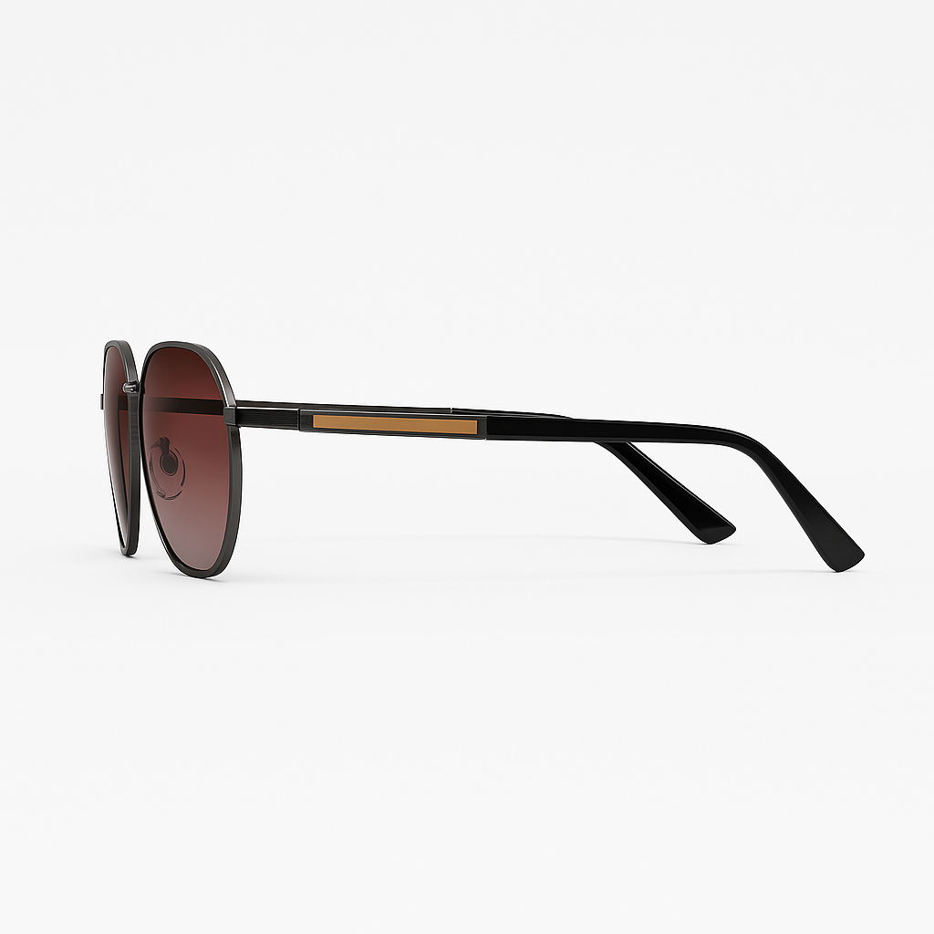 Image of Hundred%-Inspired Premium Hexagonal Gradient Sunglasses