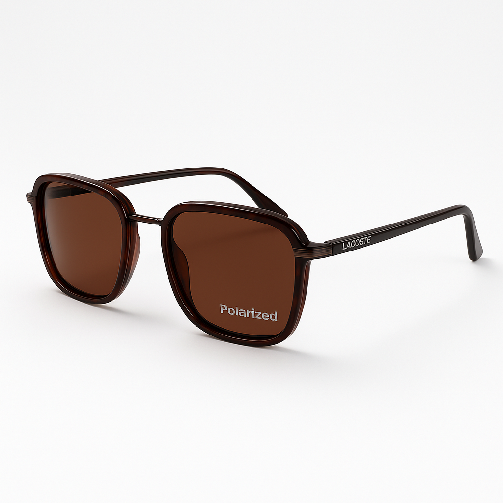 Image of Lacoste-Inspired Premium Polarized Square Sunglasses
