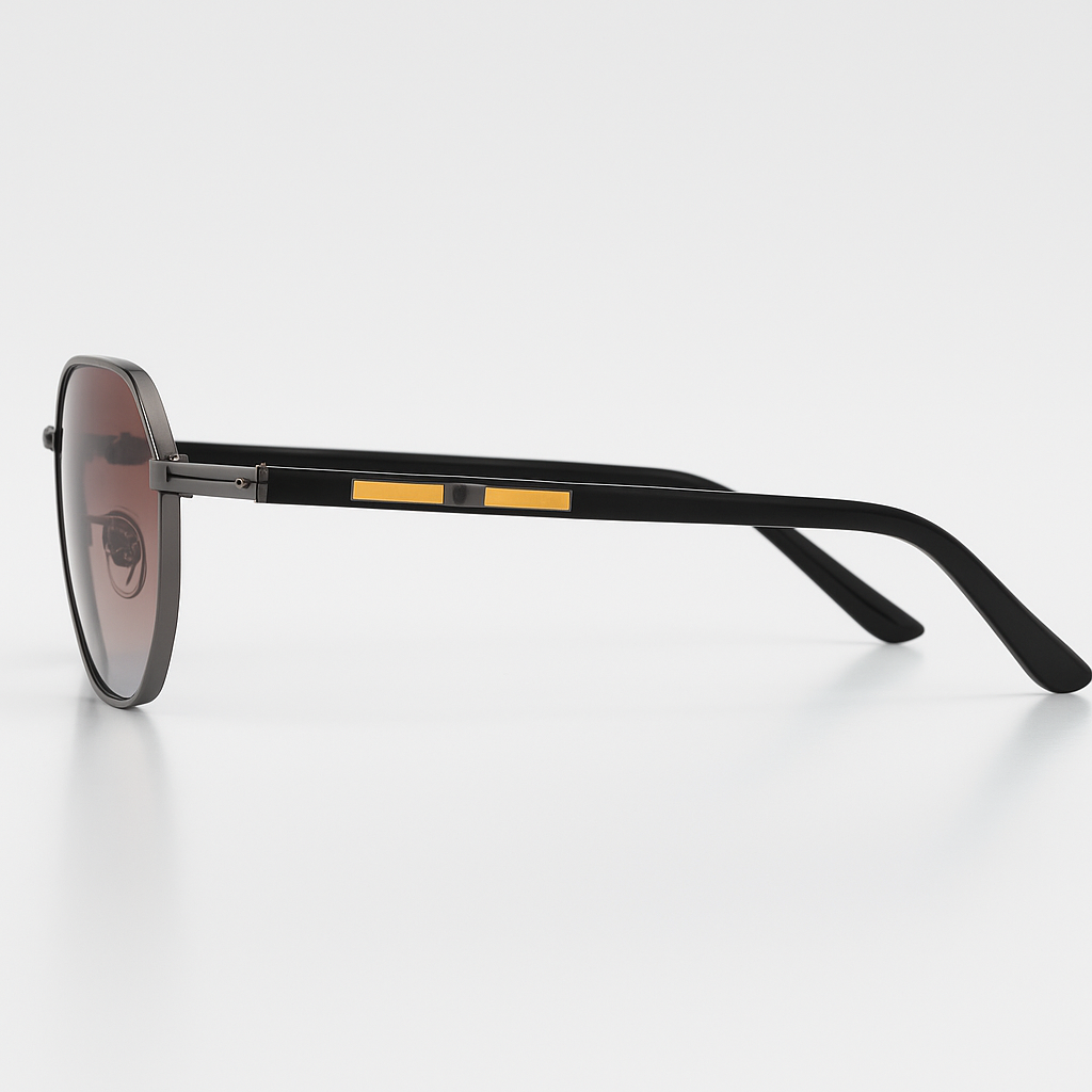 Image of Burberry Prism-Inspired Octagon Gradient Sunglasses