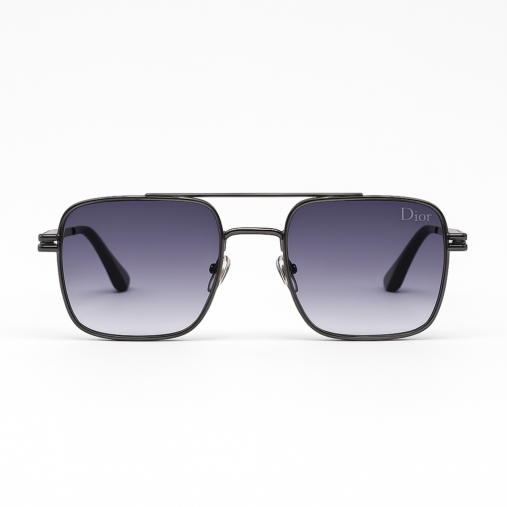 Image of Dior-Inspired ShadowLine Gradient Square Sunglasses