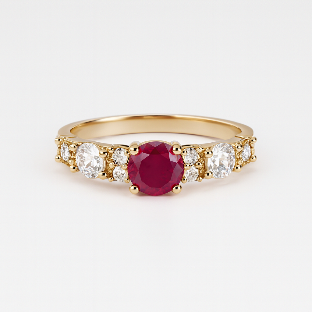 Image of Radiant Gem Aura Ring