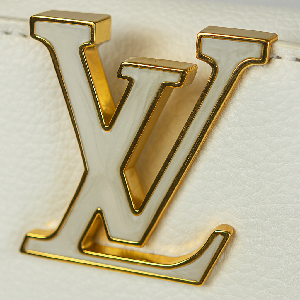 Image of Luxury White & Blush Pink Structured Mini Top Handle Bag