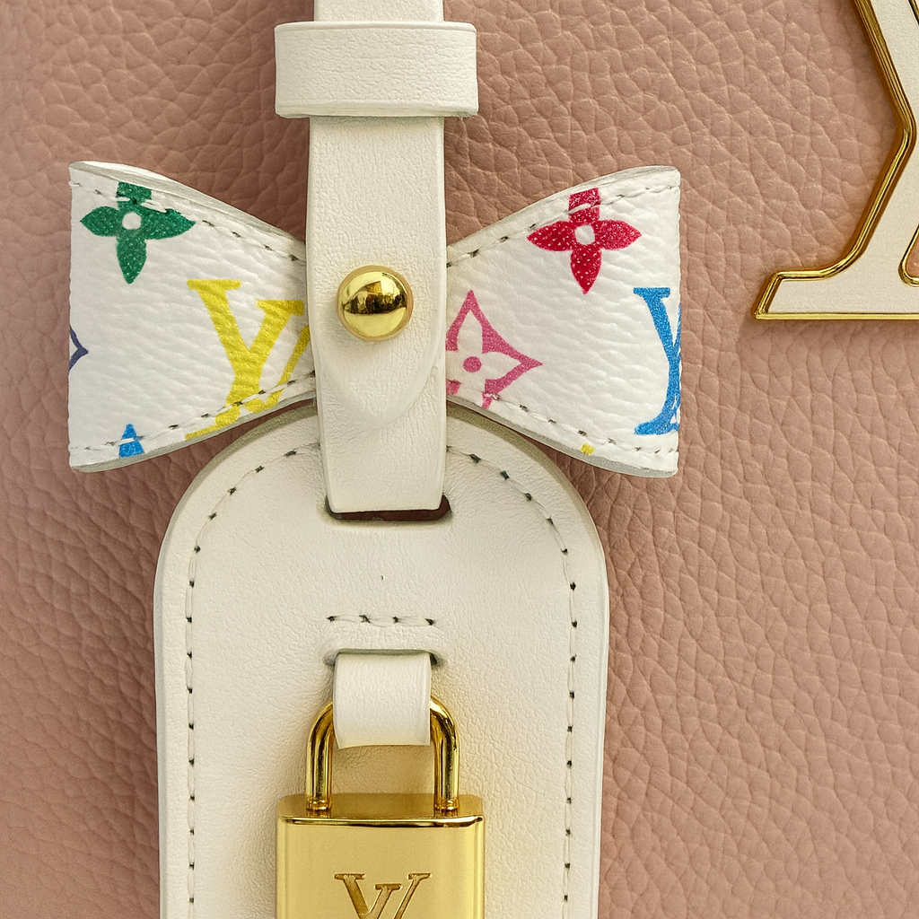 Image of Luxury Blush Pink Structured Mini Top Handle Bag